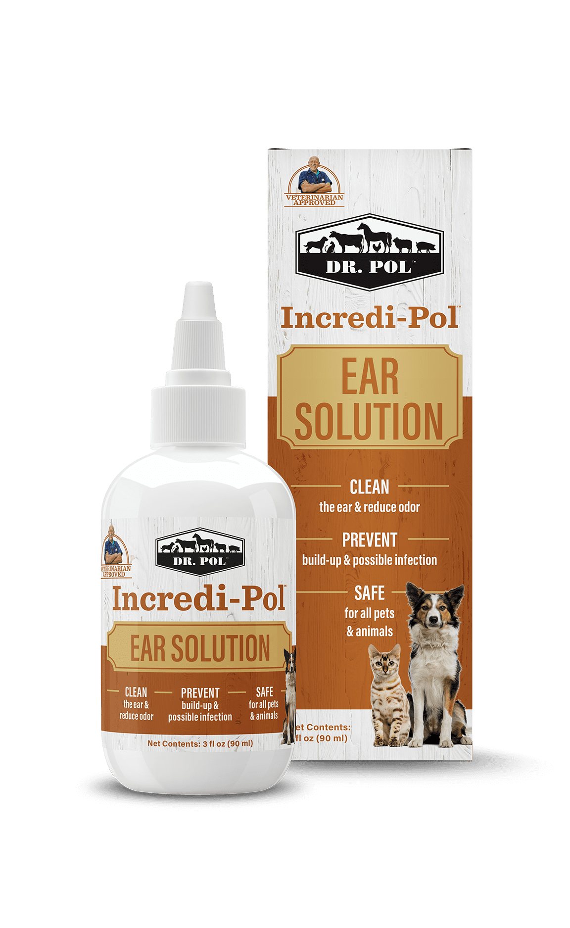 Dr. Pol IncrediPol Ear Solution for Dogs, Cats, and All Animals. 3
