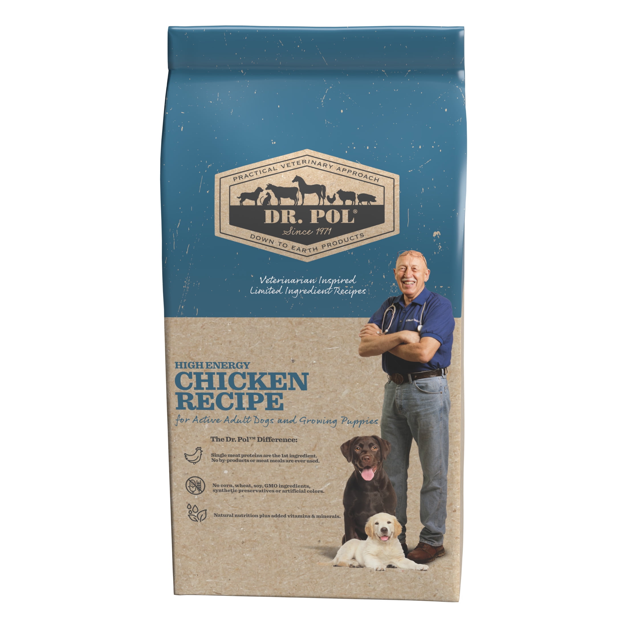 Dr. Pol Limited Ingredient Dog Food for All Breeds, Ages and Sizes of