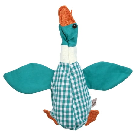 Dr. Pol Plush Squawking Plaid Duck, Green