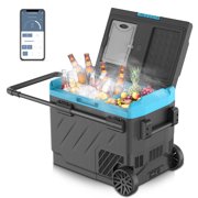 Dr. Prepare 50L Car refrigerator, 53 QT Portable Electric Fridge Freezer for Camping, RV, Fishing, Outdoor, Truck