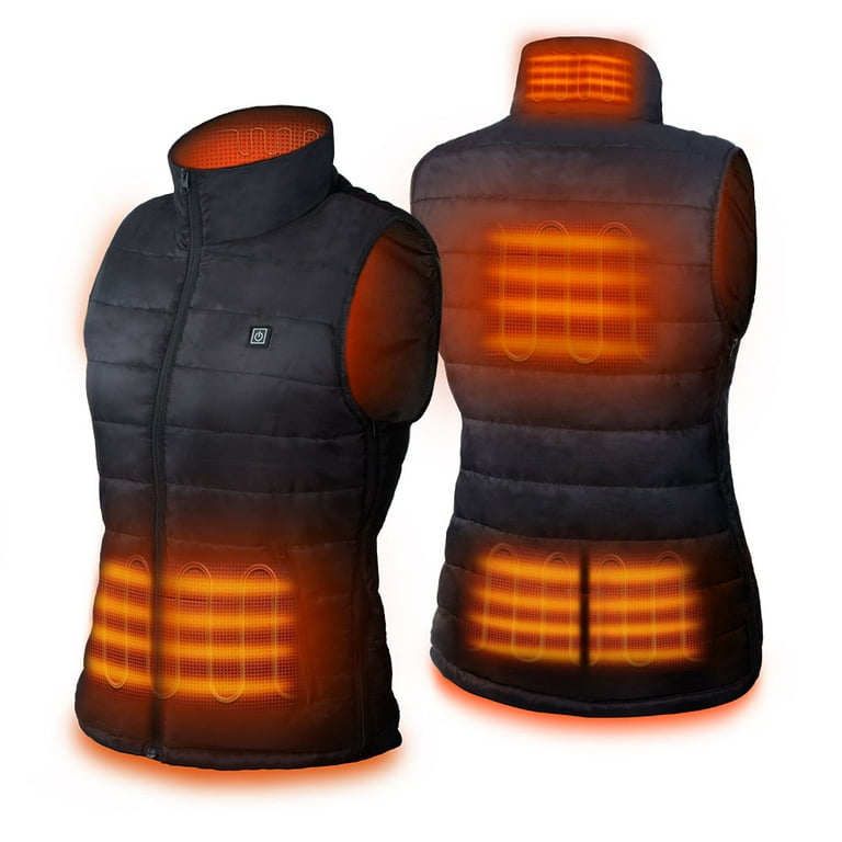 Dr. Prepare Heated Vest, Unisex Heated Clothing for men women, Lightweight  USB Electric Heated Jacket with 3 Heating Levels, 6 Heating Zones,  Adjustable Size for Hiking (Battery Pack Not Included) 