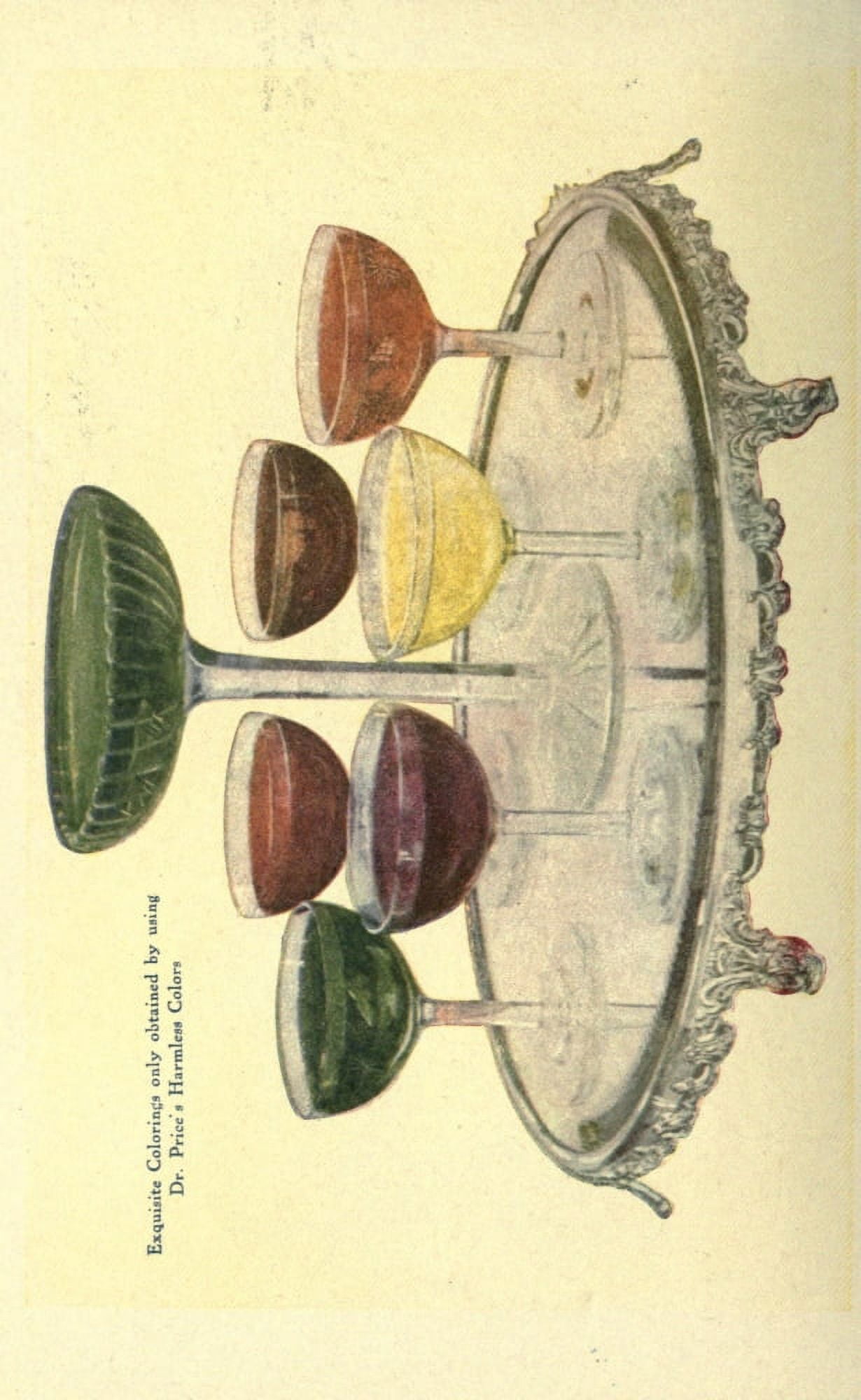 Dr Prices Delicious Desserts 1904 Drinks made with Food Colourings Canvas Art - (18 x 24)