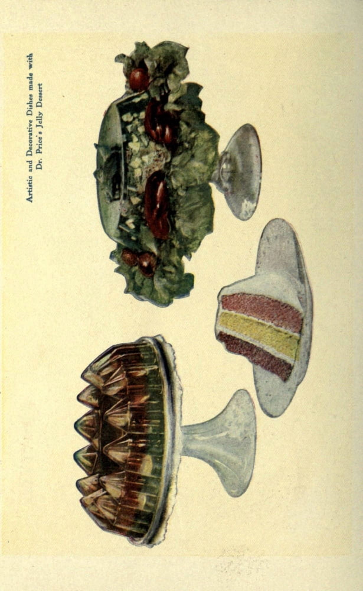 Dr Prices Delicious Desserts 1904 Made with Jelly Dessert 2 Canvas Art - (18 x 24)