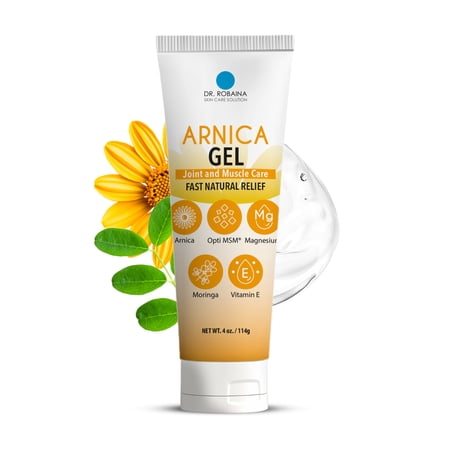 Dr. Robaina Arnica Gel - Cooling Fast-Absorbing Recovery with Magnesium & OptiMSM, 4oz
