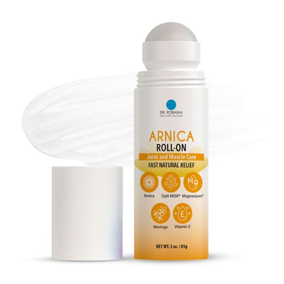 Dr. Robaina Arnica Roll-On - Targeted Relief with Zechstein Magnesium & OptiMSM, 3oz