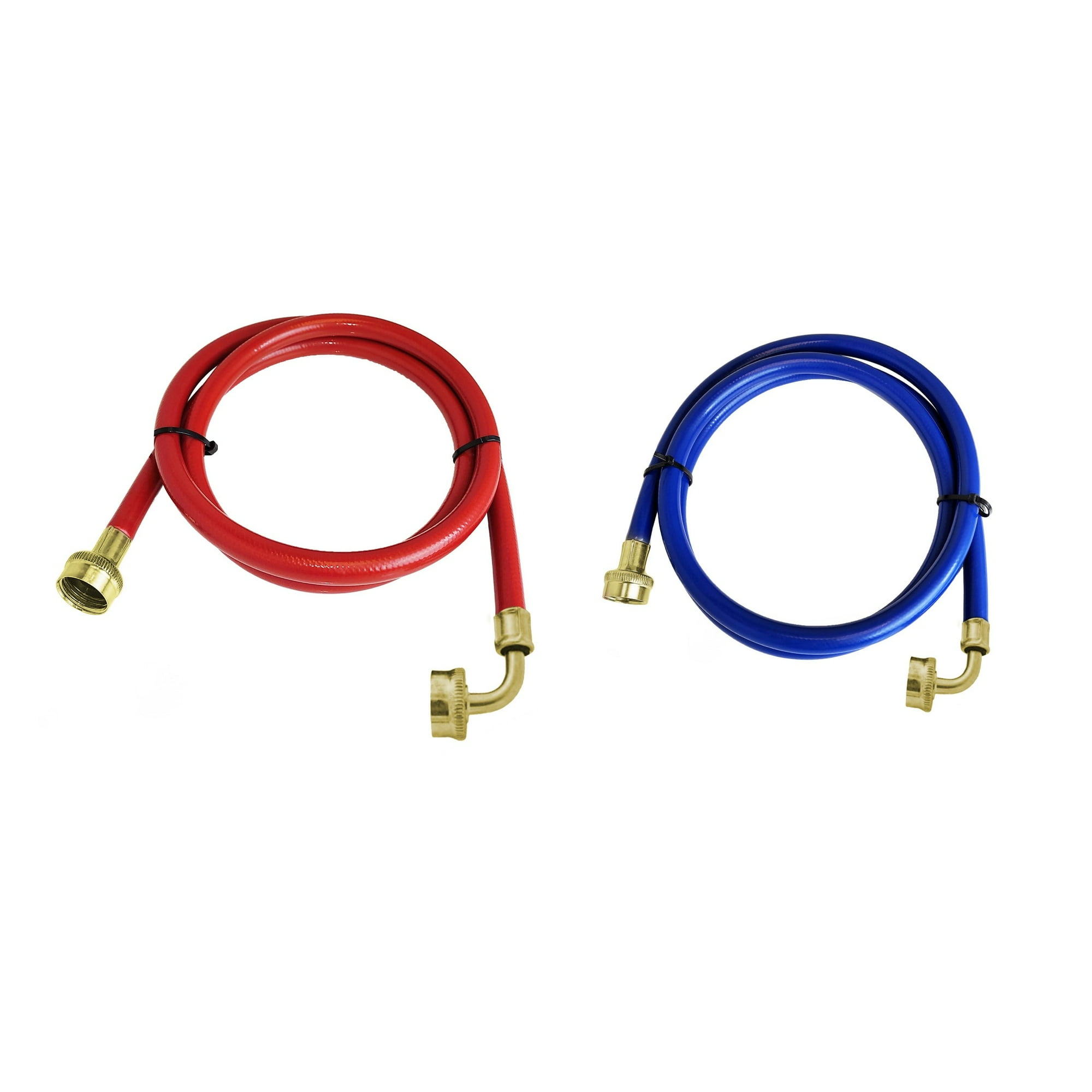 Dr. Rooter 5 ft Hot and Cold Water Supply Hoses 2 pc for Washing Machine -  Walmart.com