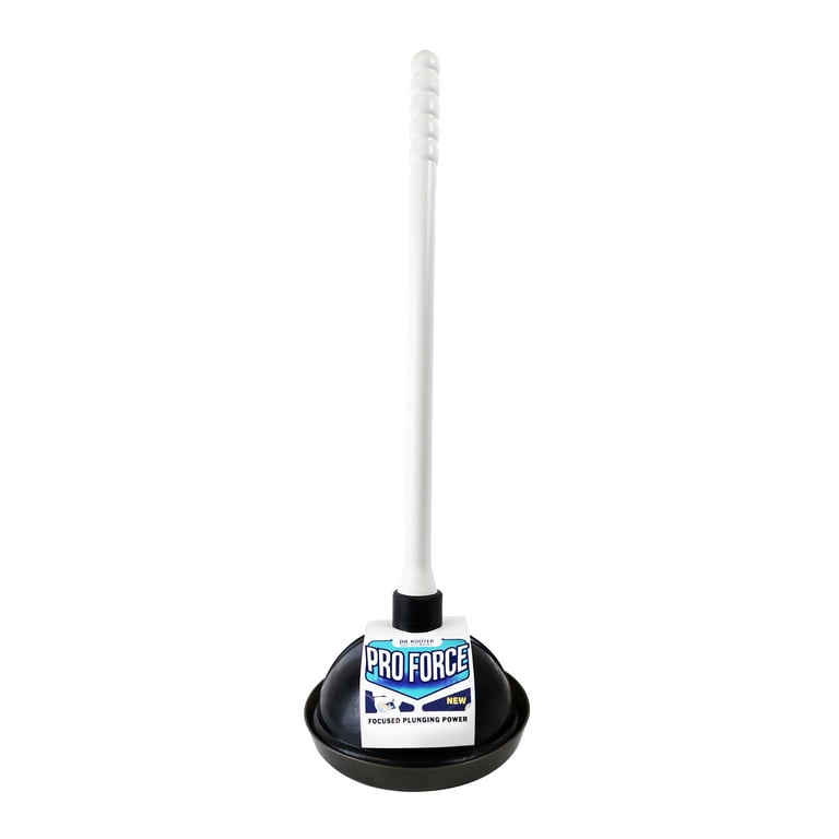 Power toilet plunger outlet