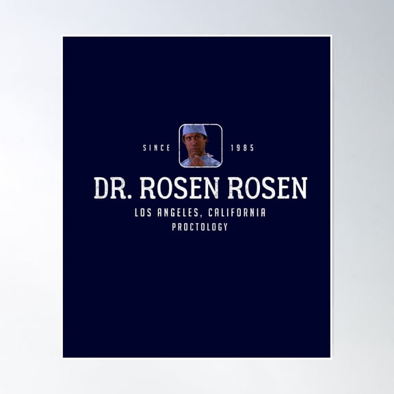 Dr. Rosen Rosen Poster Wall Art, Modern Wall Decor, 8x12 UNFRAMED
