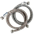 thumbnail interactive-video image 1 of Dr. Rooter 5 Foot Premium Stainless Steel High Efficiency Hose 2 Pack, 45% Faster Flow Rate, 1 of 8