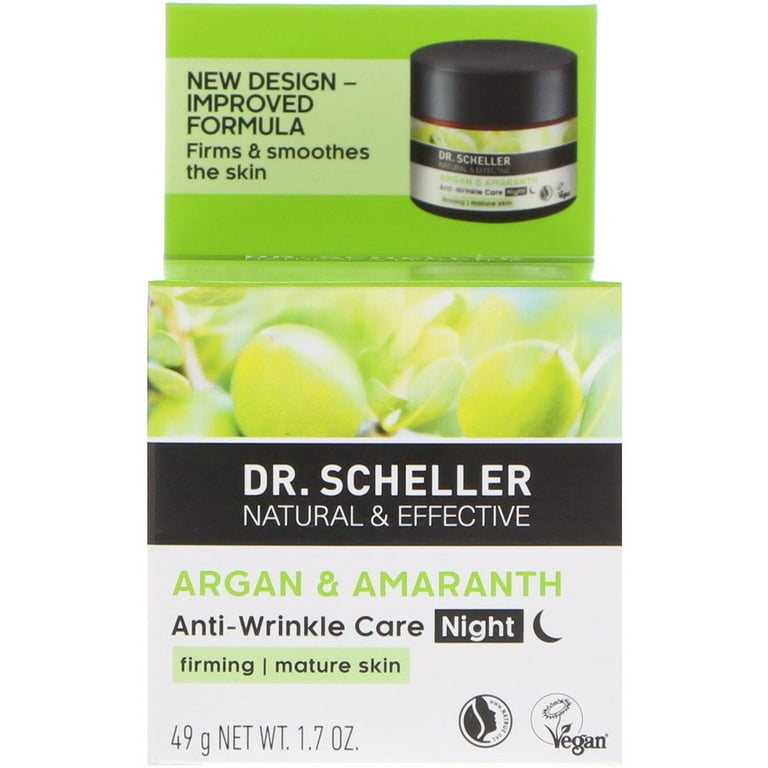 Dr. Scheller Anti-Wrinkle Care, Night, Argan & Amaranth, 1.7 oz (49 g)