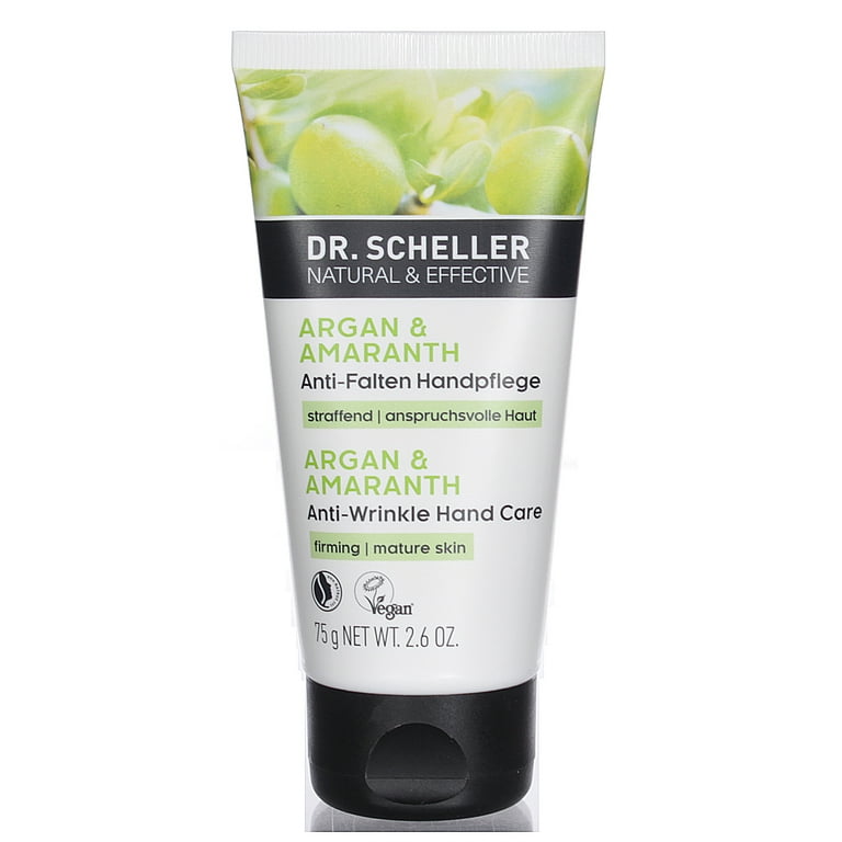 Dr Scheller Natural & Effective Argan & Amaranth Anti Wrinkle Hand Care  2.6oz/75g 