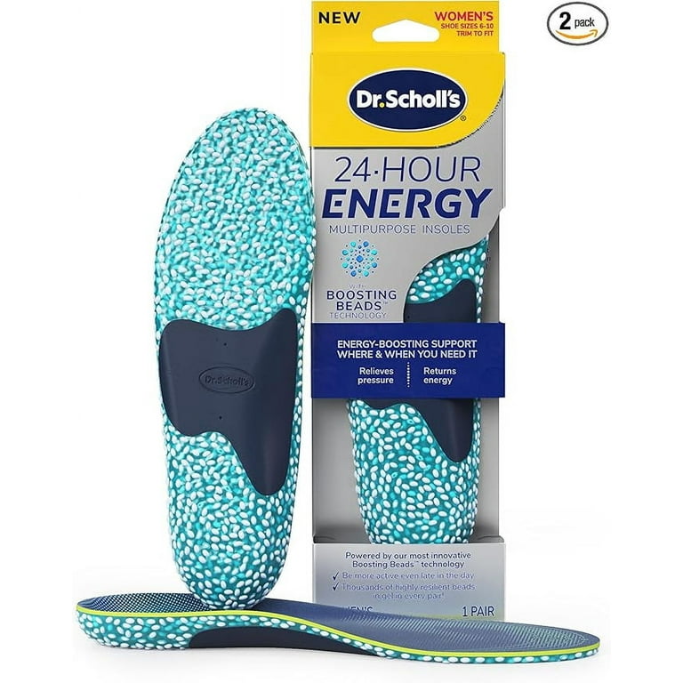 Dr. Scholl s 24 Hour Energy Multipurpose Insoles Women Shoe Size 6 10 1 Pair