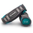 thumbnail image 1 of Dr. Scholl's 2lb Pair Ergonomic Grip Soft Walking Weights for Workout, Training, & Physical Therapy, 1 of 8