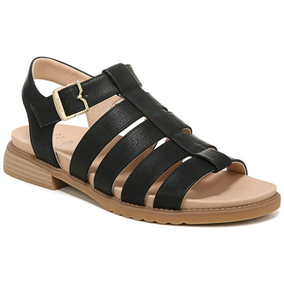 Dr. Scholl's A Ok Women's Sandals Black Smooth Size 10 M