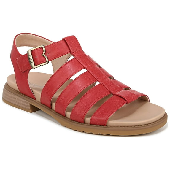 Dr. Scholl's A Ok Women's Sandals Heritage Red Smooth Size 9.5 M
