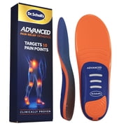 Dr. Scholl s Advanced Pain Relief Insoles for Men Women, Heavy Duty Orthotics Inserts, Plantar Fasciitis & Arch Support, Flat Feet, Shock-Absorbing