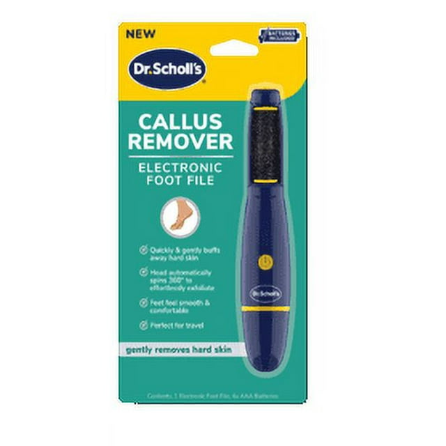 Dr. Scholl's Callus Remover Electronic Foot File, Electric Hard Skin