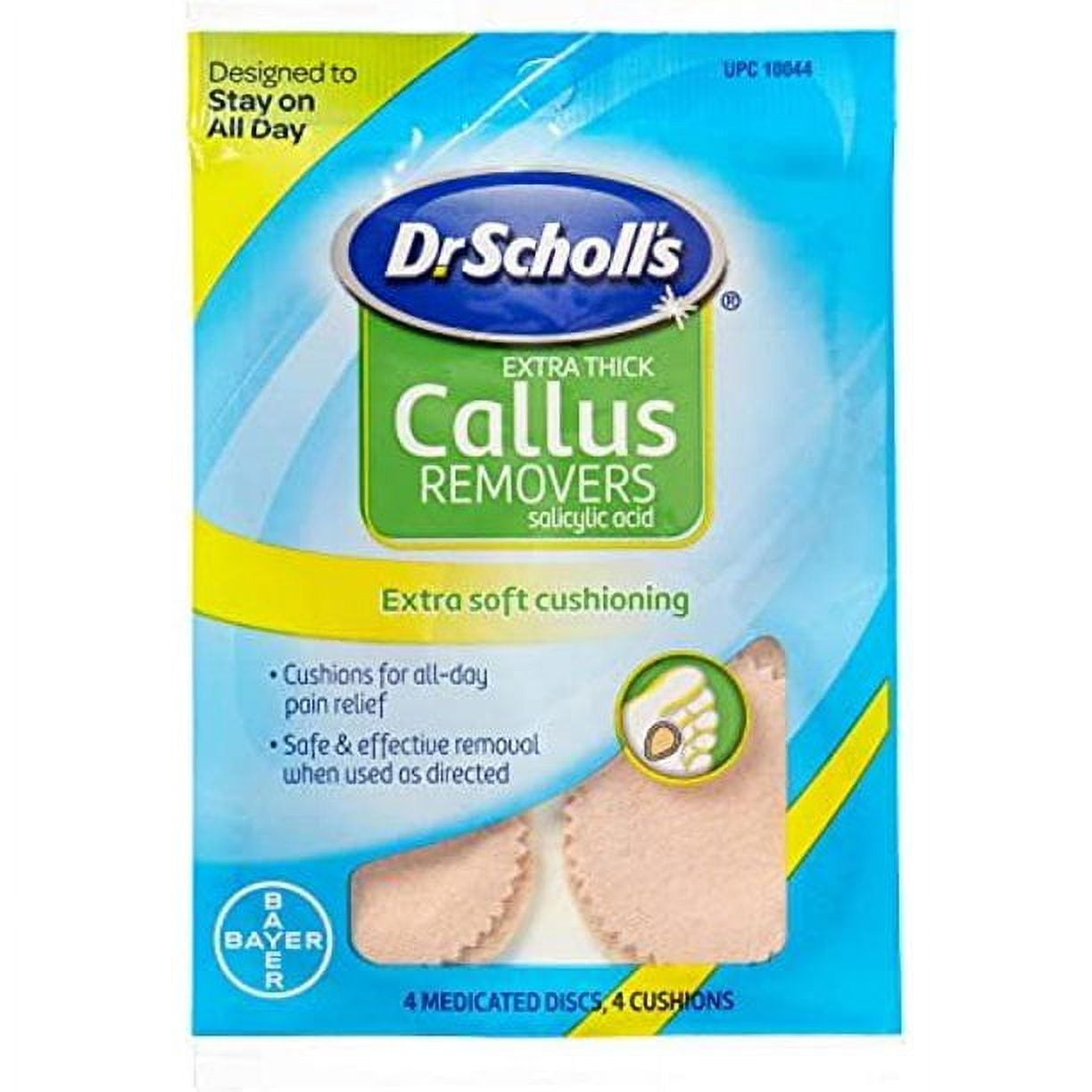 Dr. Scholl's Callus Remover Extra Thick Soft Cushioning Pads, 4 ct