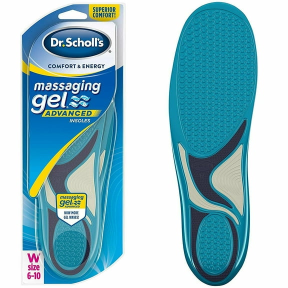 Dr. Scholl's Comfort & Energy Women's Massaging Gel Insoles, 2 ct, 2 Pack