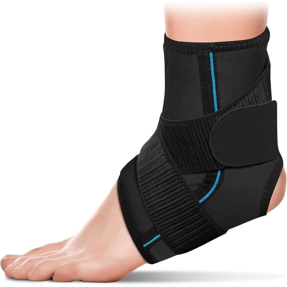 Dr. Scholl’s Compression Ankle Brace, Breathable Open-Heel Design, All-Day Support for Workouts & Sports, L/XL
