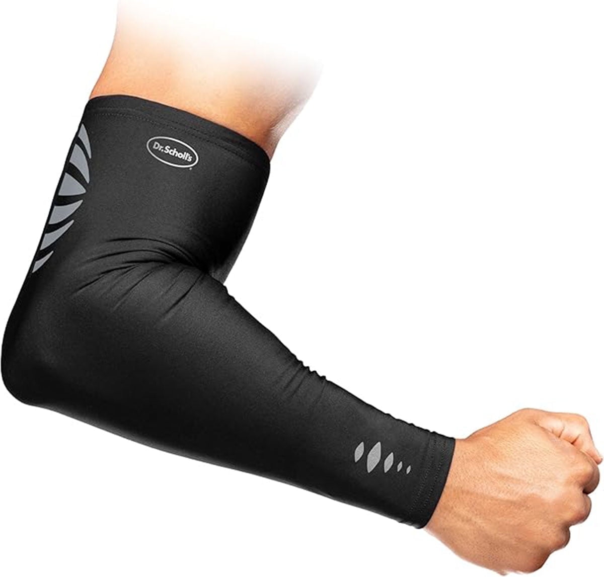 Dr. Scholl's Compression Arm Sleeve, Breathable Copper-Infused Fabric ...