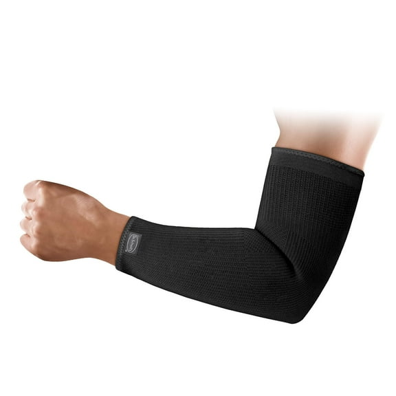 Dr. Scholl's Compression Arm Sleeve with Copper-Infused Fabrics for Pain Relief, Arthritis, Adult (Sizes S/M)