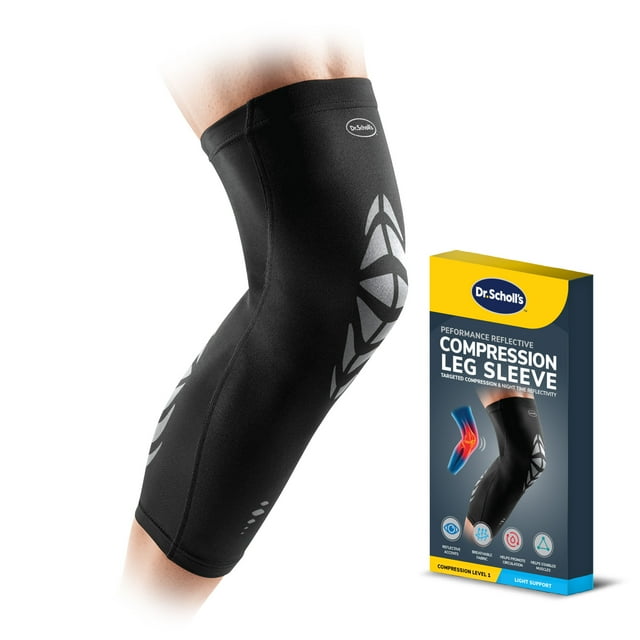 Dr. Scholl’s Compression Leg Sleeve with Breathable & CopperInfused