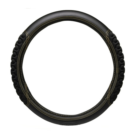 Dr. Scholl's Copper Infused Heat Press Grip Memory Foam Truck Steering Wheel Cover