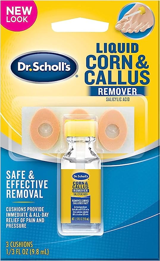 Dr. Scholl's Corn & Callus Liquid Remover w/ 17 Salicylic Acid, 0.33