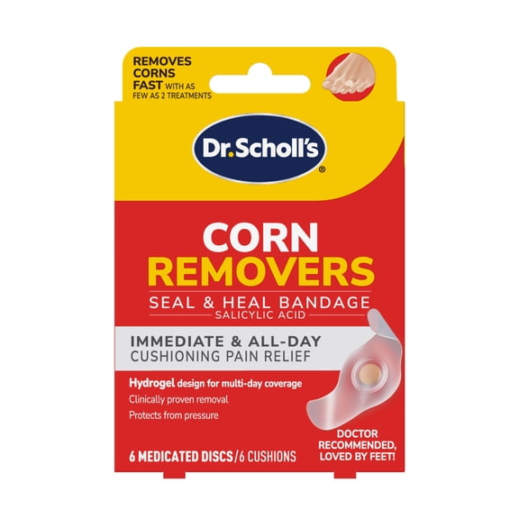 Dr. Scholl's Corn Removers Seal & Heal Bandage with Hydrogel Technology, 6 Ct