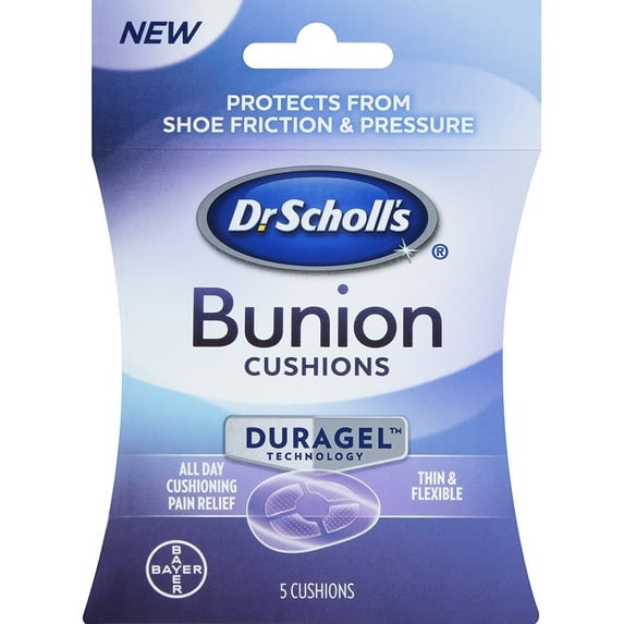 Dr Scholl's Duragel Bunion Cushion Thin & Flexible w/ Duragel Technology