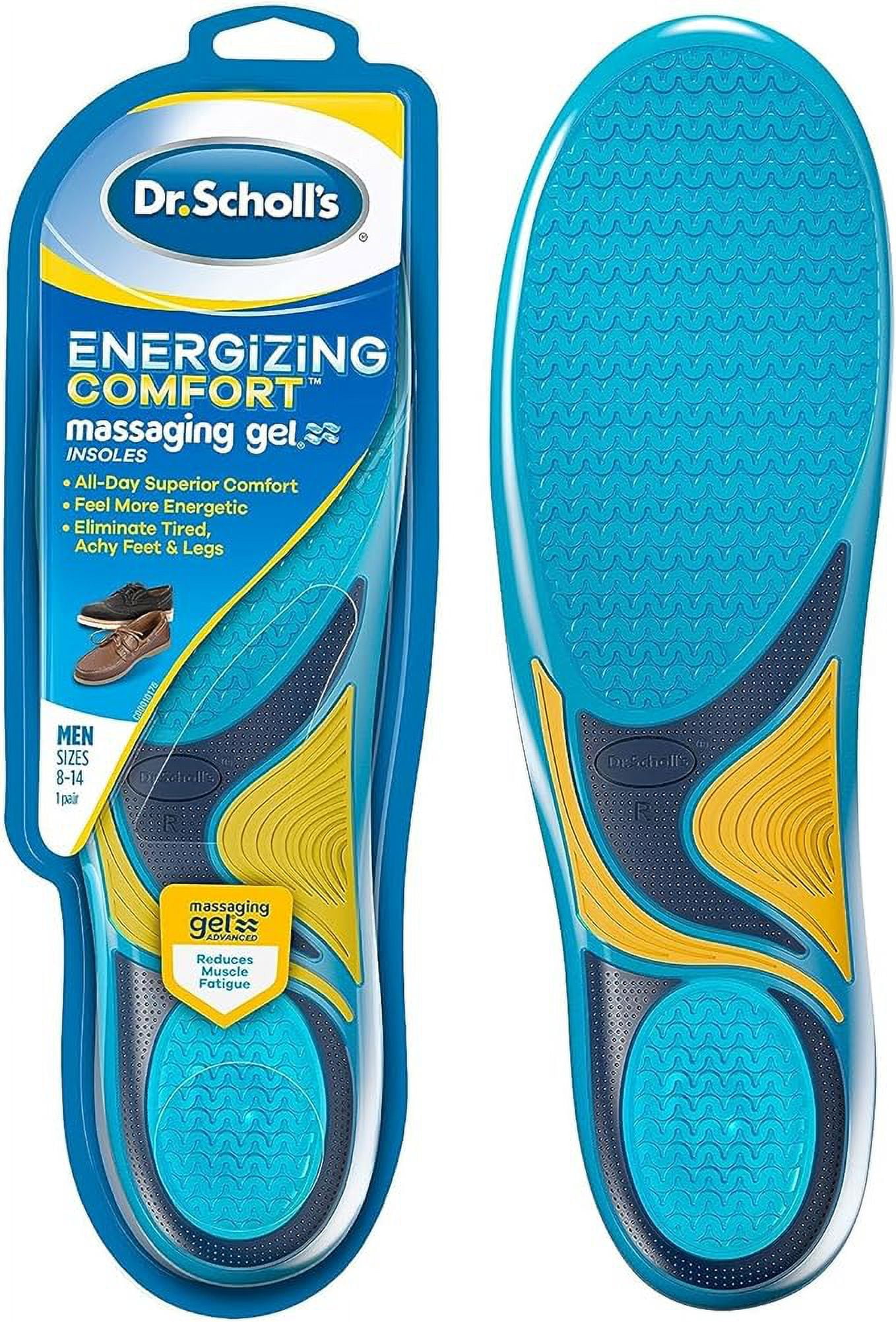 Scholl's Energizing Comfort Everyday Insoles with Massaging