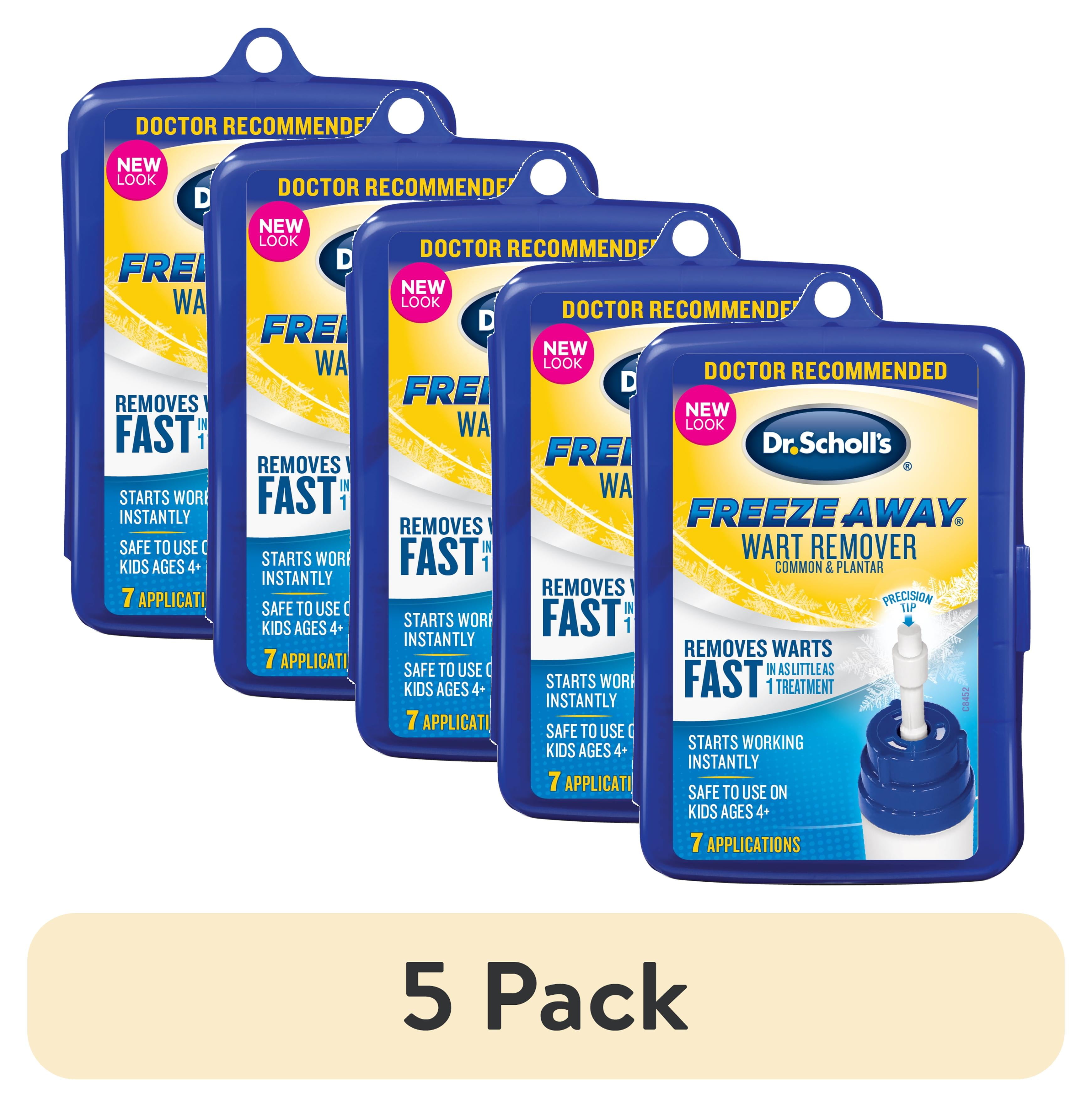 (5 pack) Dr. Scholl's Freeze Away Blue, 7 Count - Walmart.com
