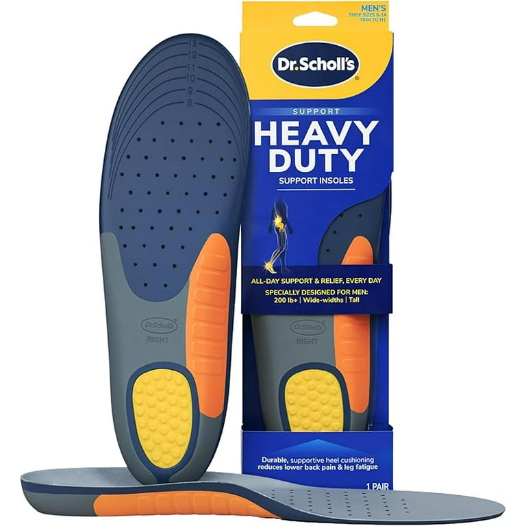 Dr. Scholl s Heavy Duty Insoles Men s Foot Arch Support 1 Pair