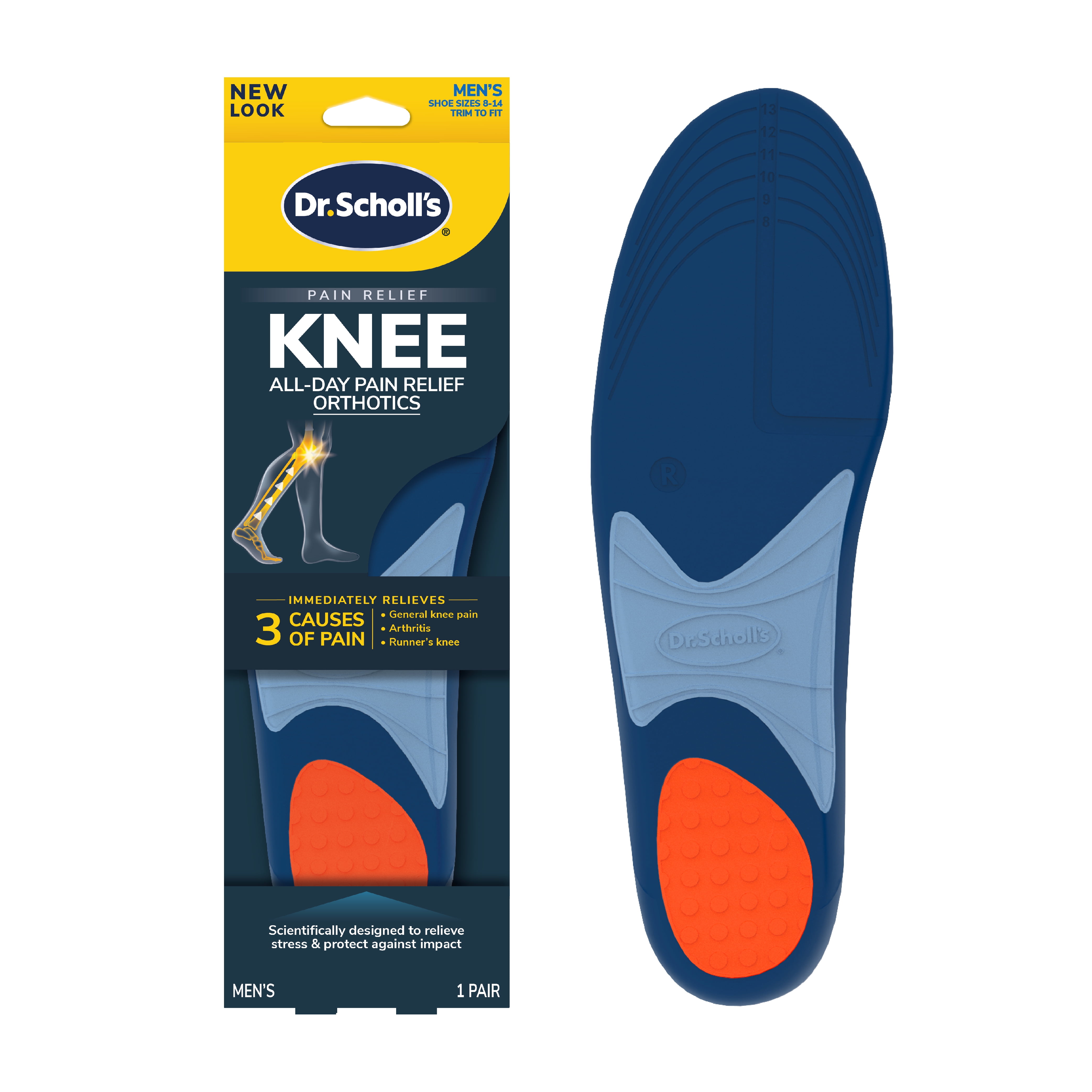 Dr. Scholl's® Knee AllDay Pain Relief Orthotics, Insoles for Immediate and AllDay Knee Pain