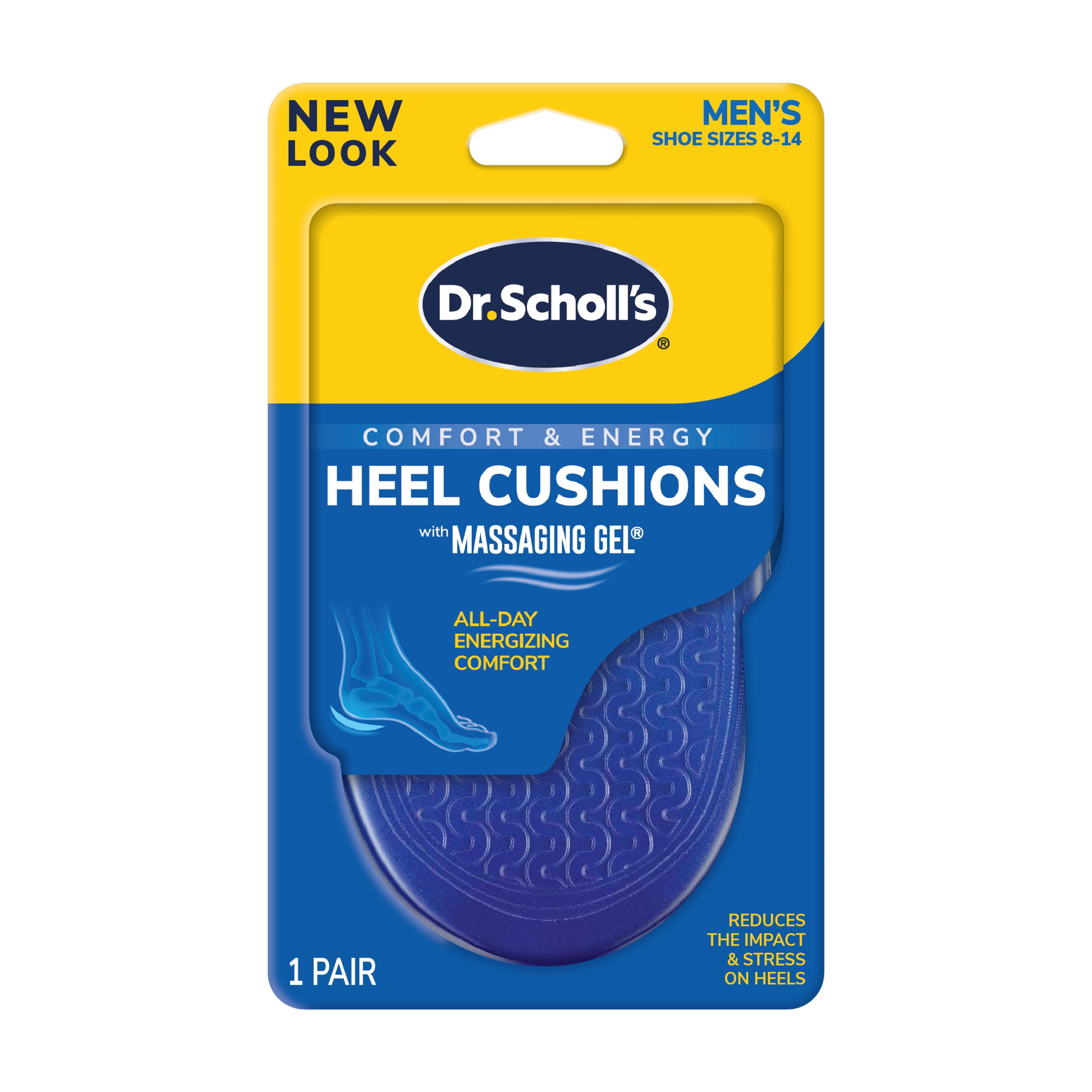 Dr. Scholl's Men's Gel Advanced Cushions (813), Heel Comfort & Foot