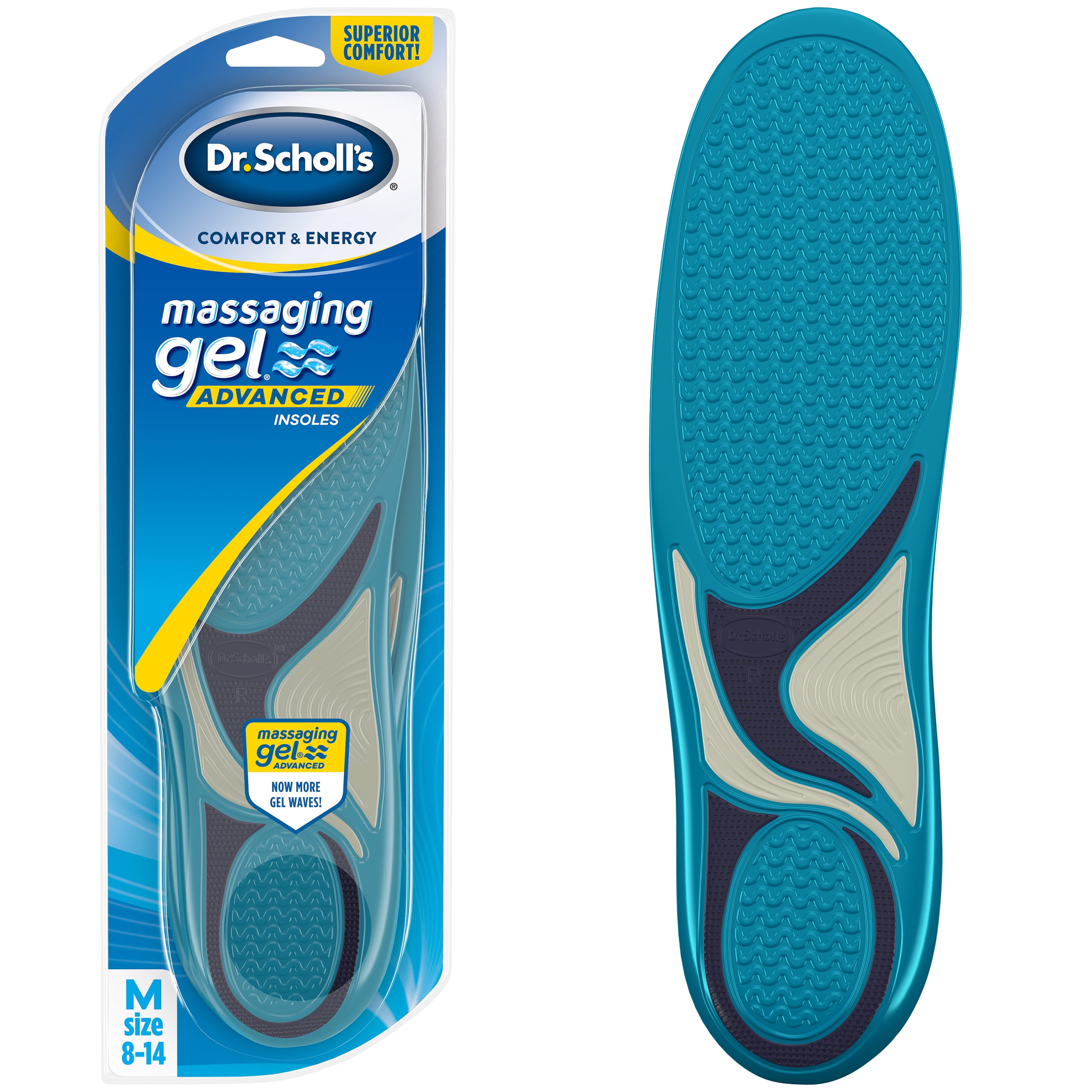 Dr. Scholl’s Massaging Gel Advanced Insoles for Men (814) Inserts for