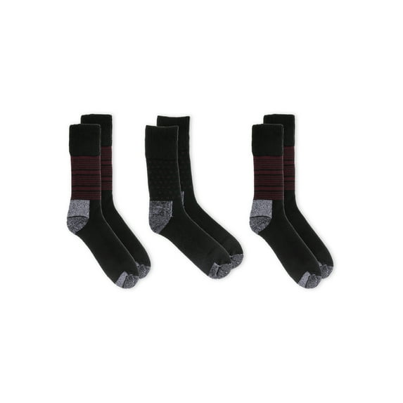 Dr. Scholl's Men's Advanced Relief Blister Guard® Casual Stripe Crew Socks, 3 Pack