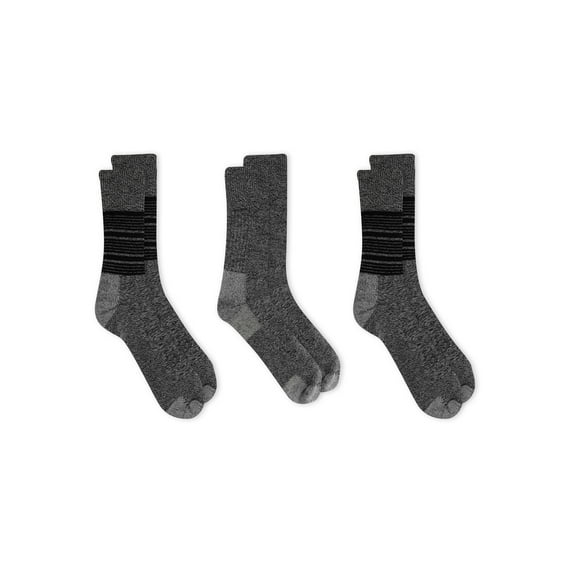 Dr. Scholl's Men's Advanced Relief Blister Guard® Casual Stripe Crew Socks, 3 Pack
