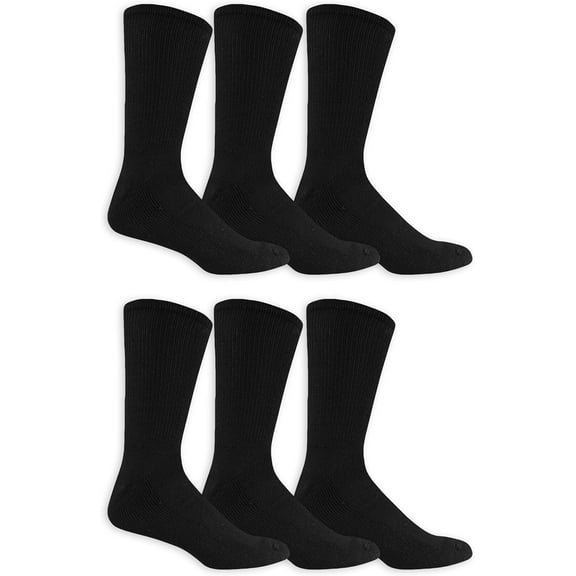 Dr. Scholl's Men's Big and Tall Diabetes & Circulatory Crew Socks, 6 Pack
