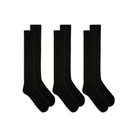 Dr. Scholl's Men's Big and Tall Graduated Compression Over the Calf Socks, 3 Pack