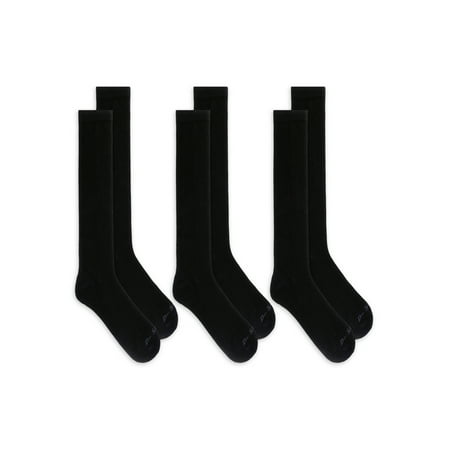 Dr. Scholl's Men's Big and Tall Work Compression Over the Calf Socks 3 Pack