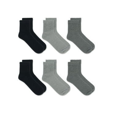 Dr. Scholl's Men's Diabetes and Circulatory Ankle Socks, 6-Pack