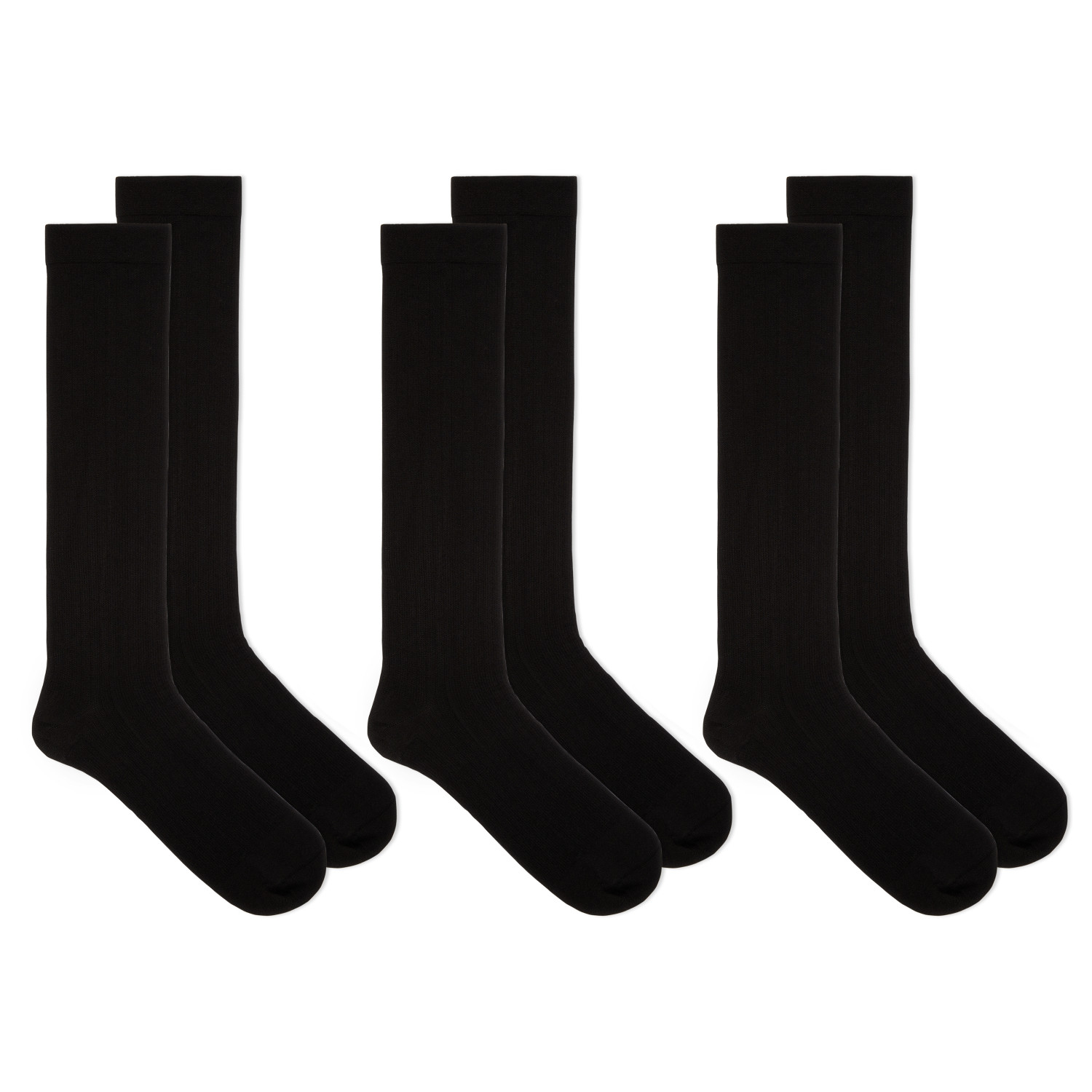 Dr. Scholl's Men's Big and Tall Work Compression Over the Calf Socks 3 ...