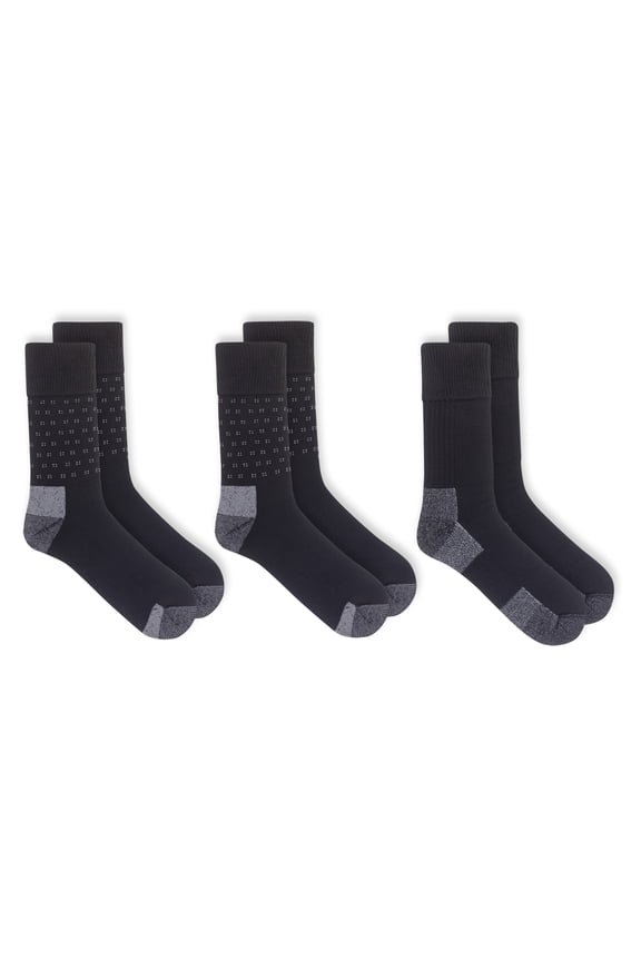 Men's P3 Advanced Relief Dot/Solid Crew Socks