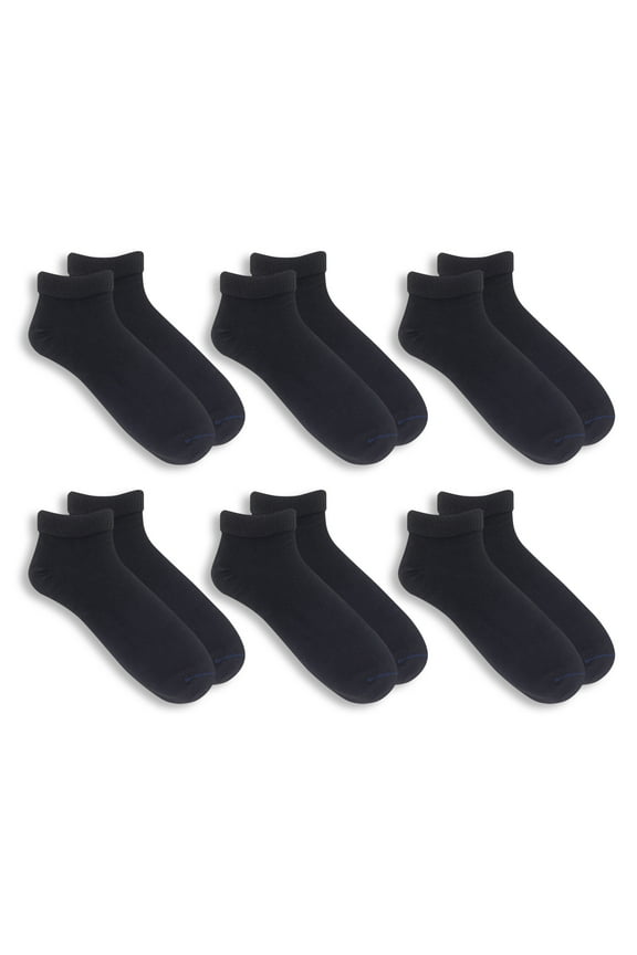 Men's P6 Diabetic Circulatory Lowcut Flat Knit Socks Big & Tall