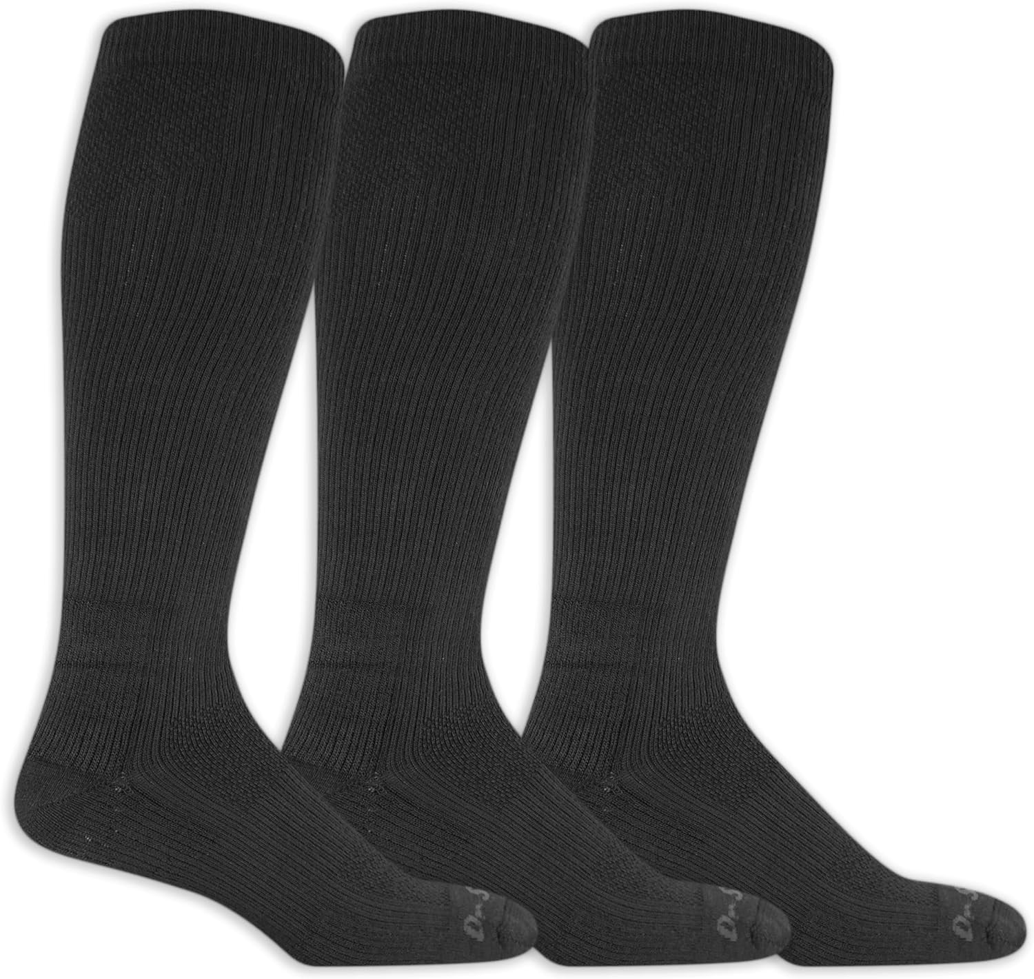 Dr. Scholl's Men's Work Compression Over the Calf Socks 3 Pack