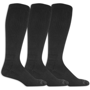 Dr. Scholl's Men's Work Compression Socks, Over the Calf 3 Pack