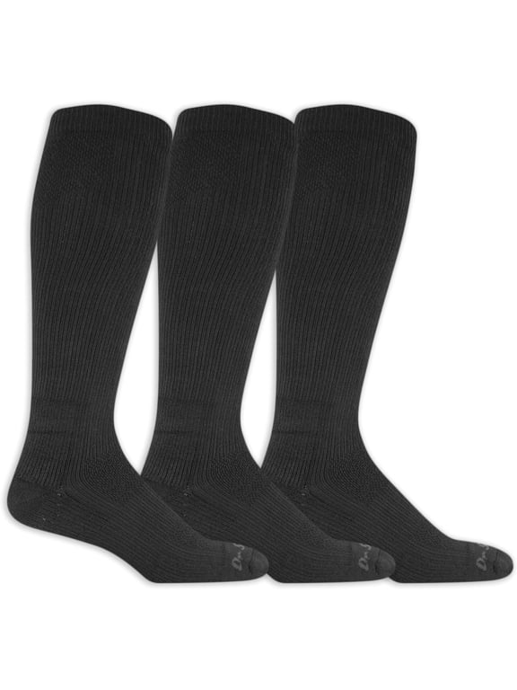 Men's Work Compression Socks, Over the Calf 3 Pack