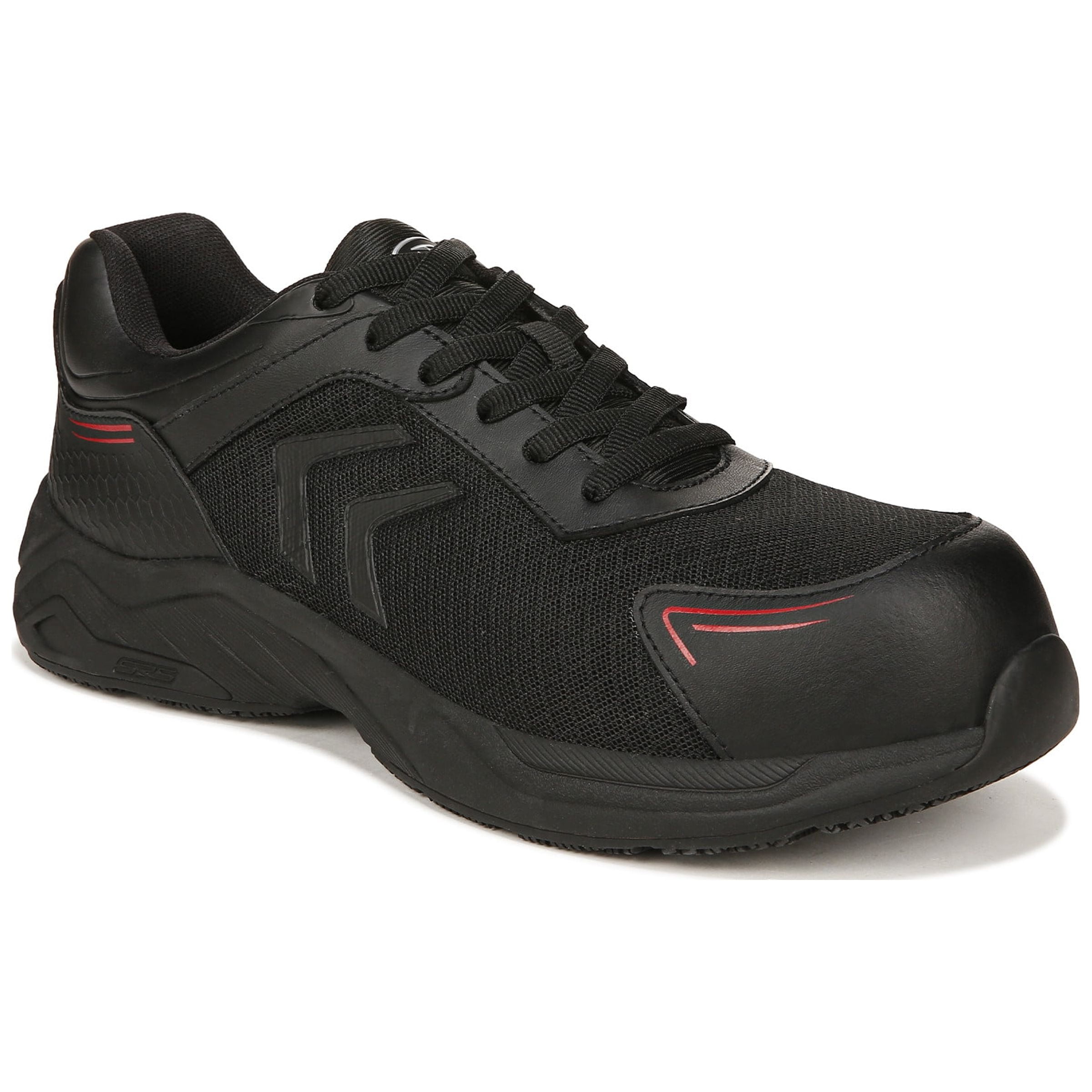 Dr. Scholl's Mens Blazer Composite Toe Black Work Sneaker
